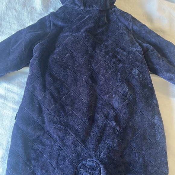 GAP - Blue quilted bunting bag winter onesie. Size 6-12 months. - Picture 6 of 6